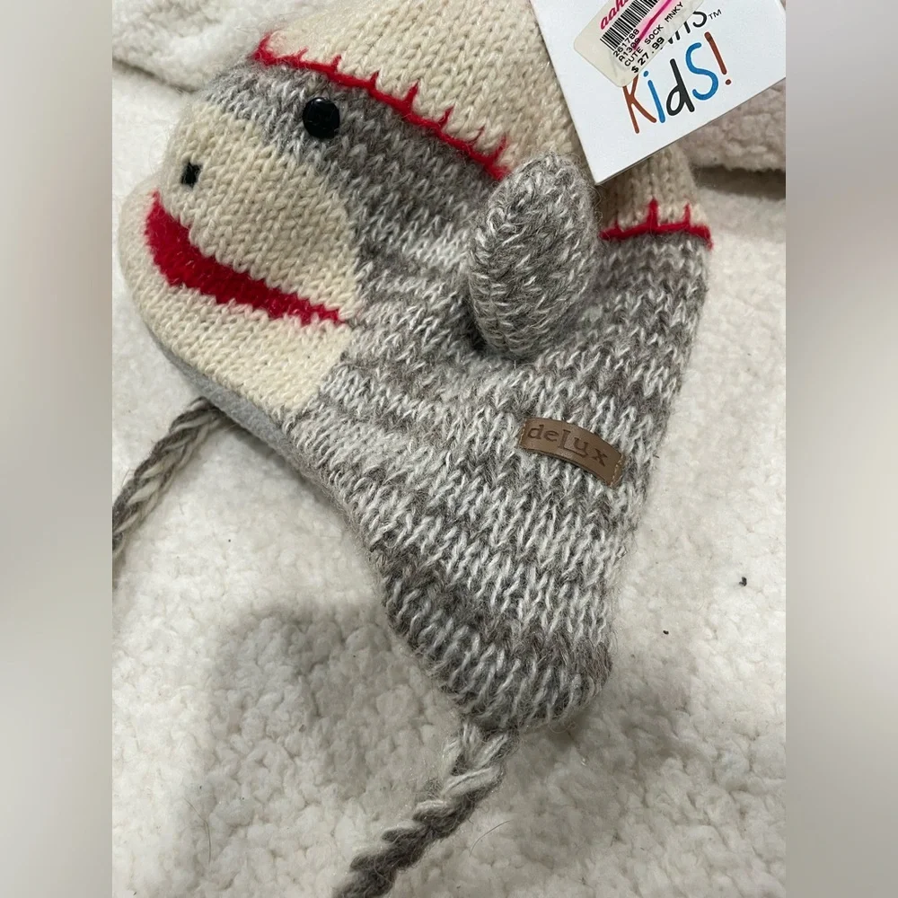 Sock Monkey‎ Hat-